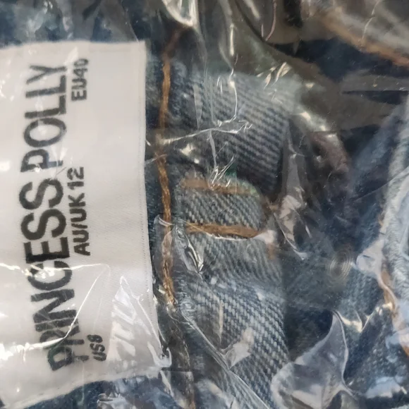 Classic Blue Wide-Leg Women Jeans - Picture 3 of 16